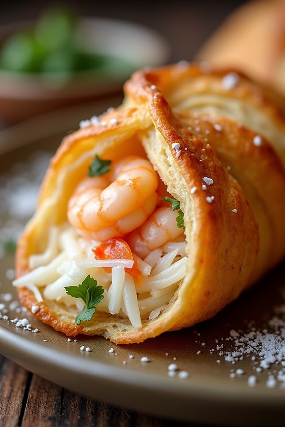 shrimp coconut pastry delight