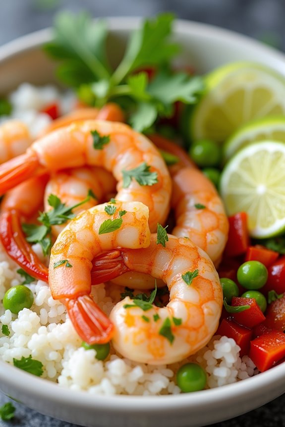 shrimp coconut vibrant flavors