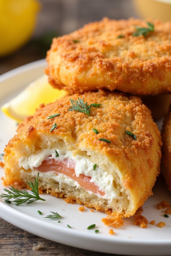 smoked salmon cream cheese delights