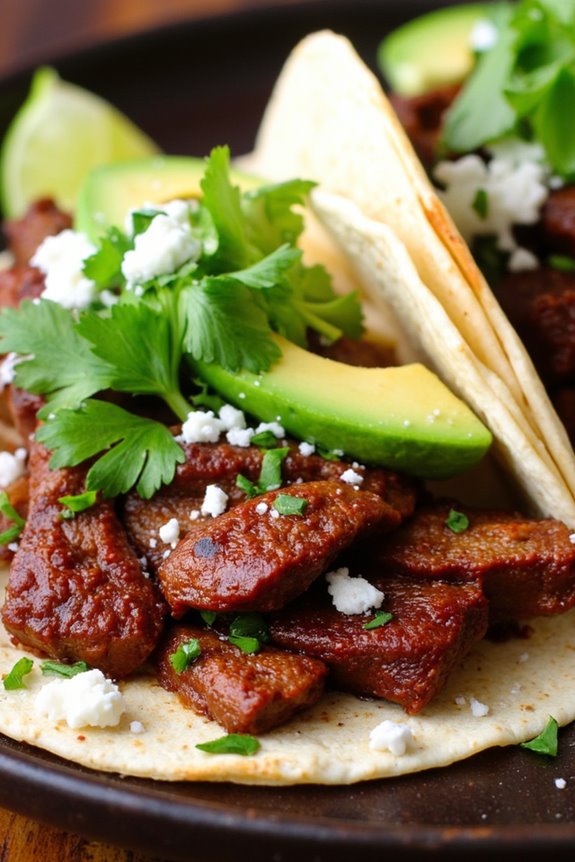 smoky aji panca tacos