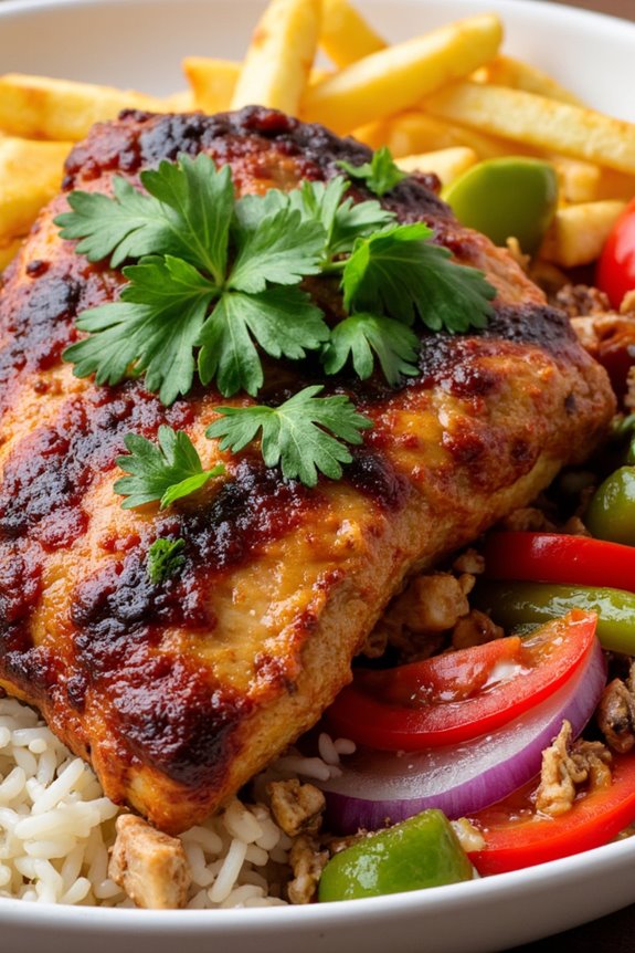 smoky barbecue chicken stir fry