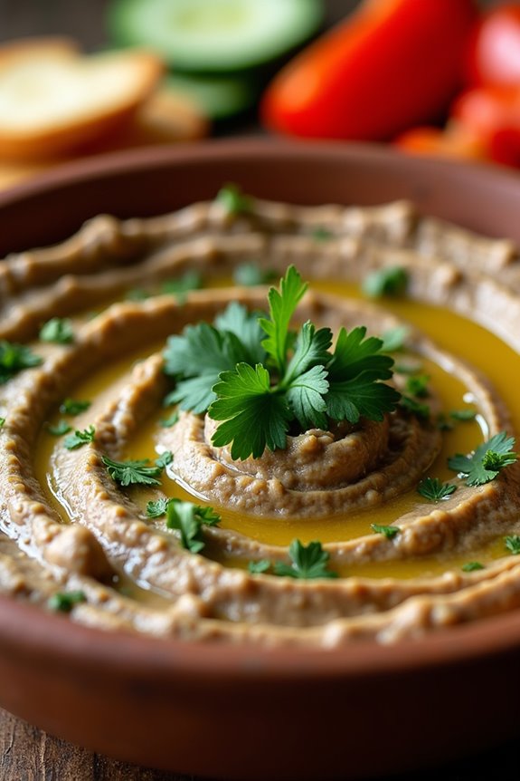 smoky brazilian eggplant dip