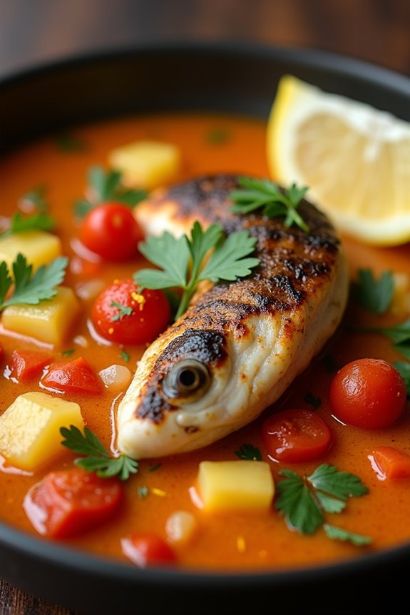 smoky chilean conger eel soup