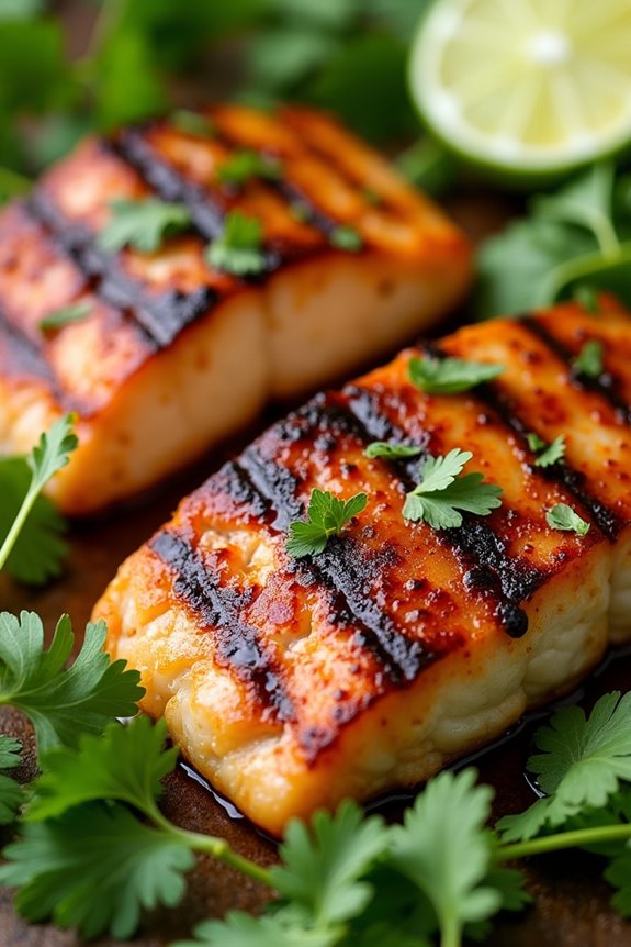 smoky chipotle marinated sea bass