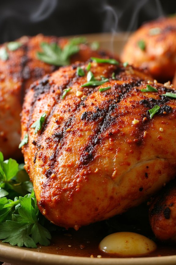 smoky flavorful grilled chicken