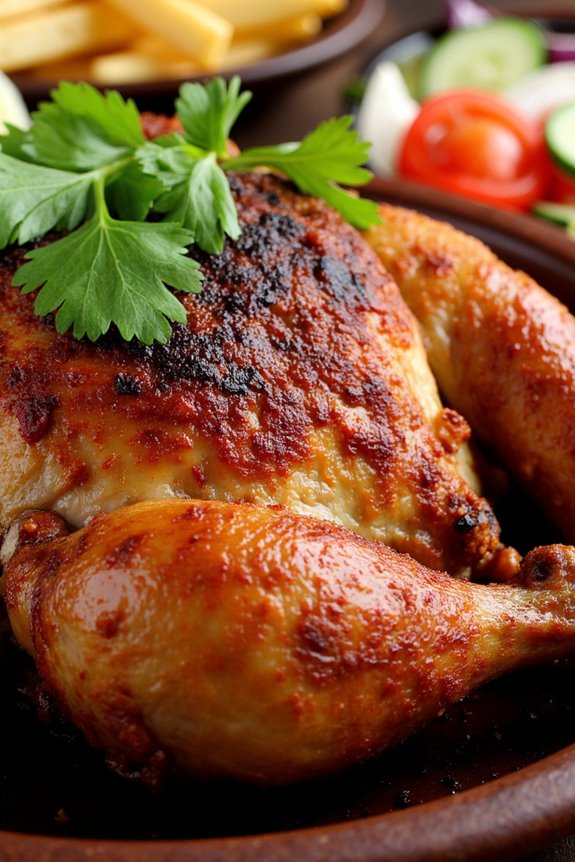 smoky flavorful roasted chicken