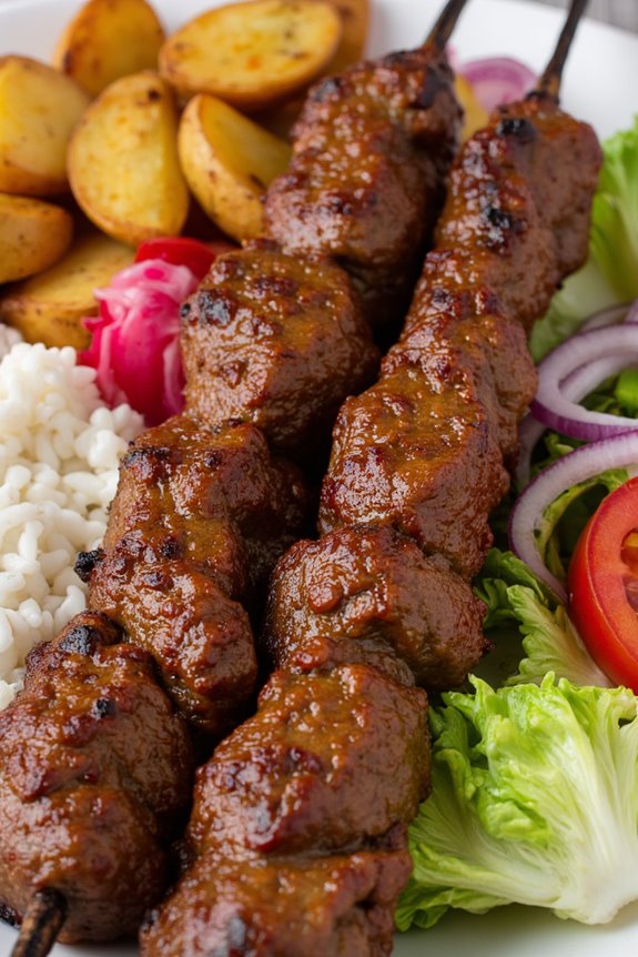 smoky marinated grilled beef