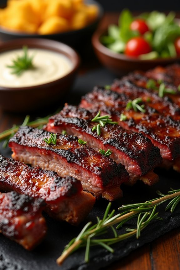smoky tender flavorful ribs