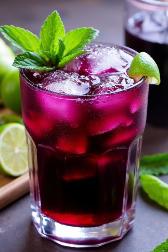 spiced peruvian purple corn drink