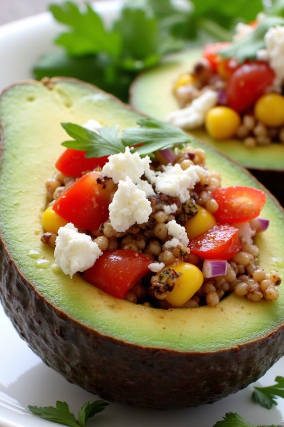 spicy avocado pepper filling