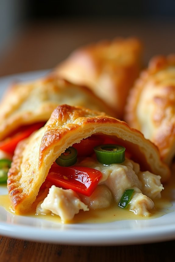 spicy chicken pastry delight