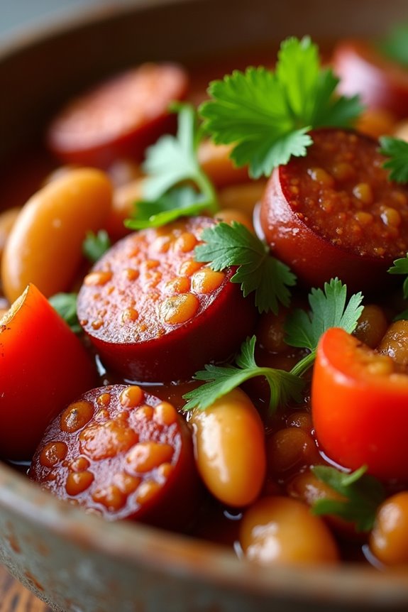 spicy chilean bean stew