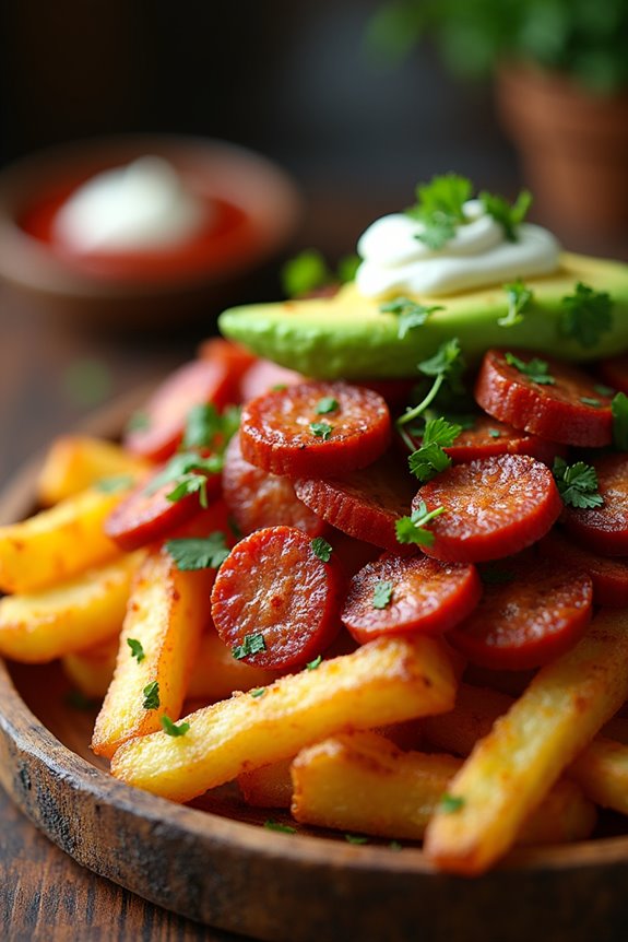 spicy chorizo potato delight