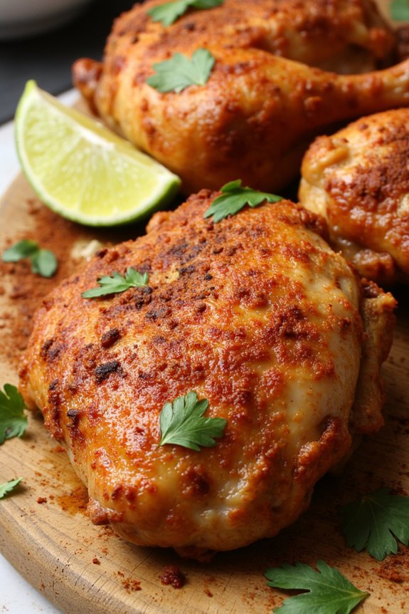 spicy garlic chicken delight