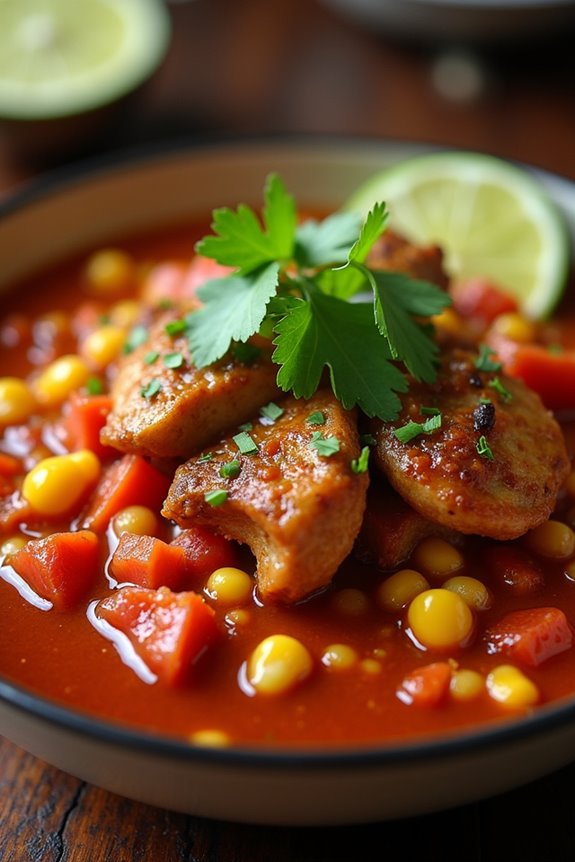 spicy hearty flavorful comfort