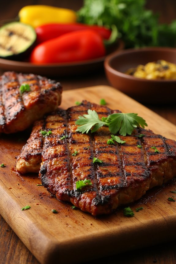spicy marinated grilled pork