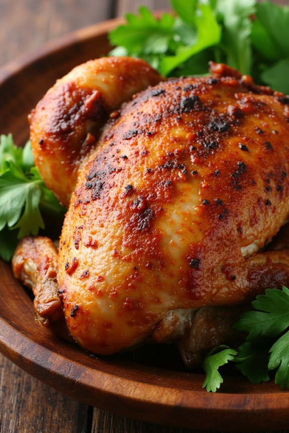 spicy marinated roasted chicken