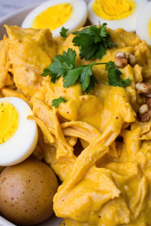 spicy peruvian chicken dish