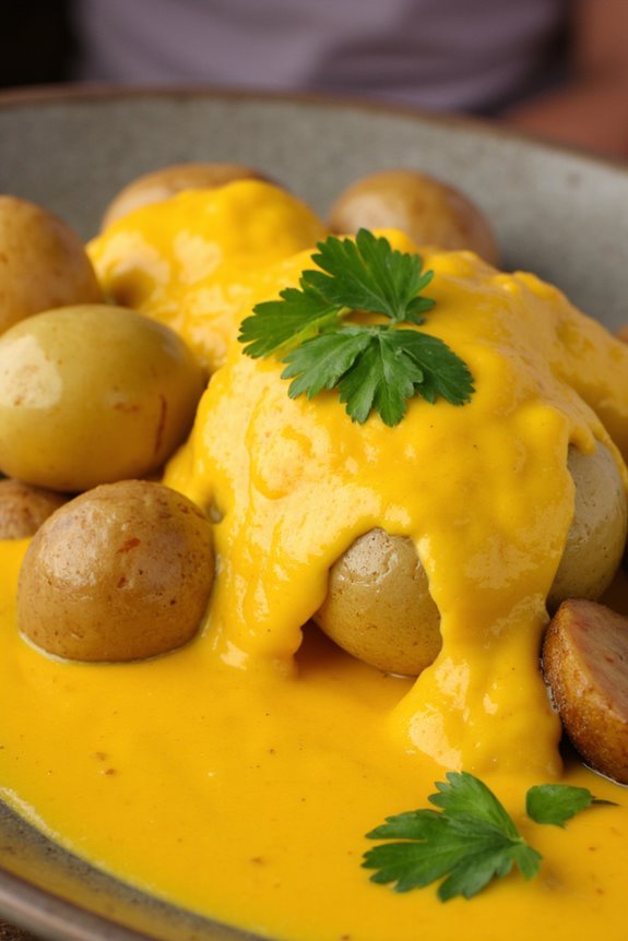 spicy peruvian cream sauce