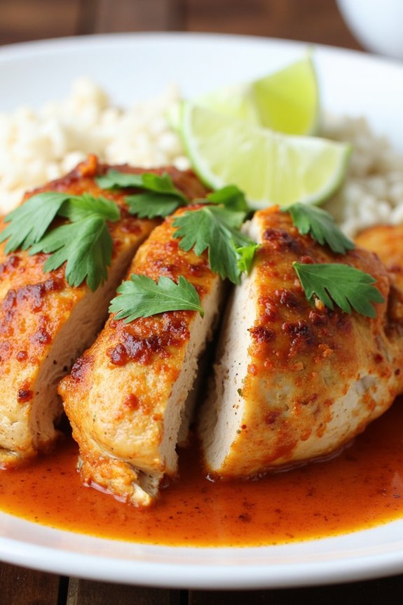 spicy peruvian peanut chicken