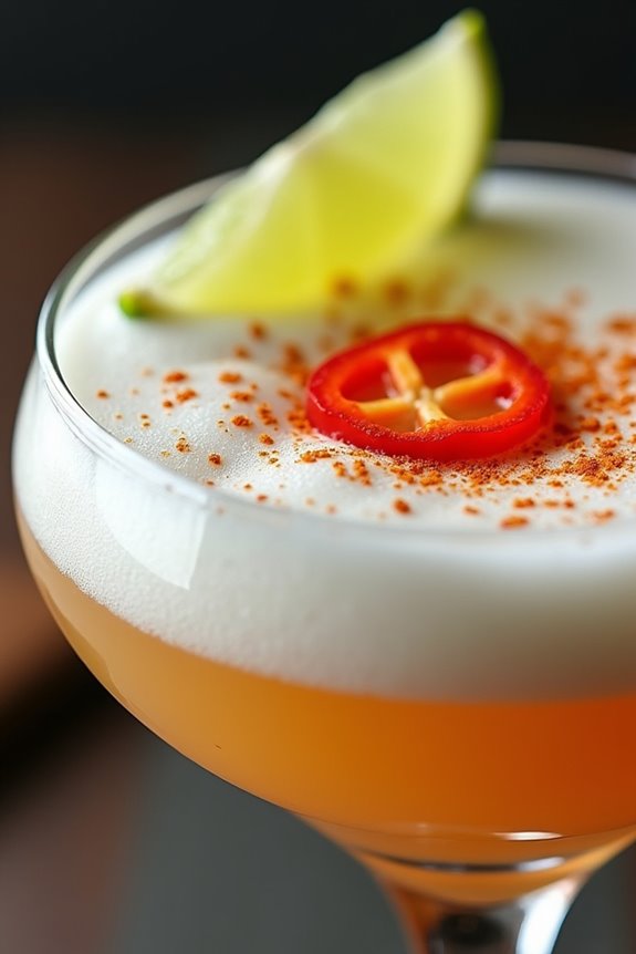spicy refreshing vibrant cocktail