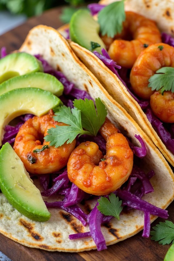 spicy shrimp taco delight