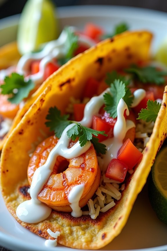 spicy shrimp tacos delight