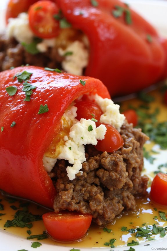 spicy stuffed peruvian peppers