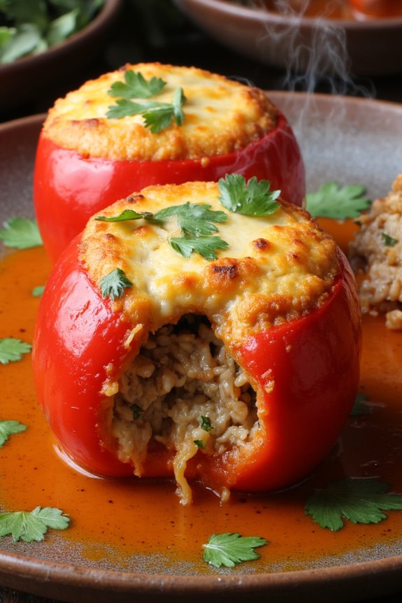 spicy stuffed rocoto peppers