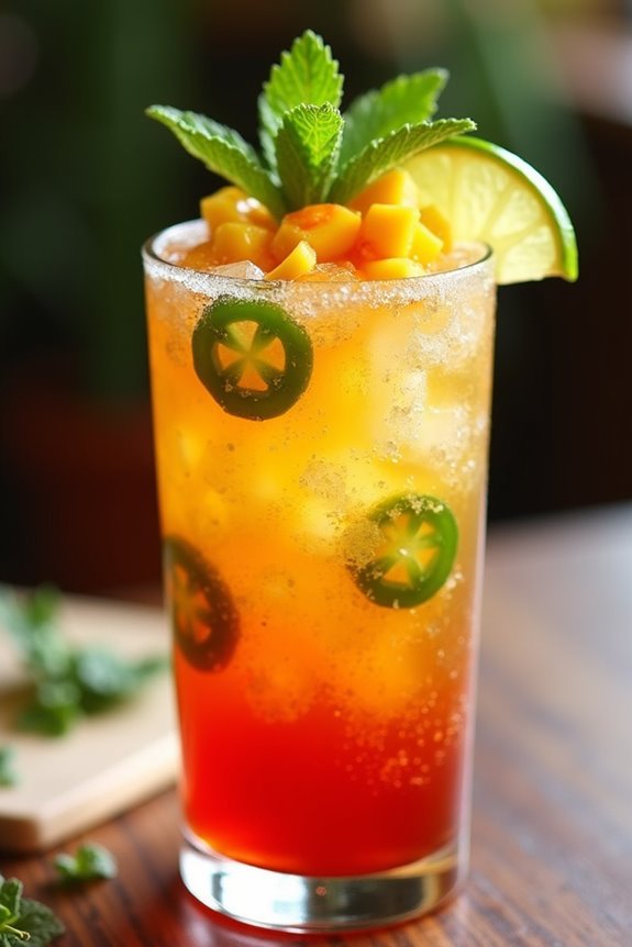 spicy sweet fruity drink