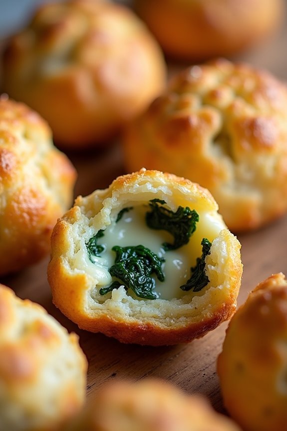 spinach cheese stuffed bread