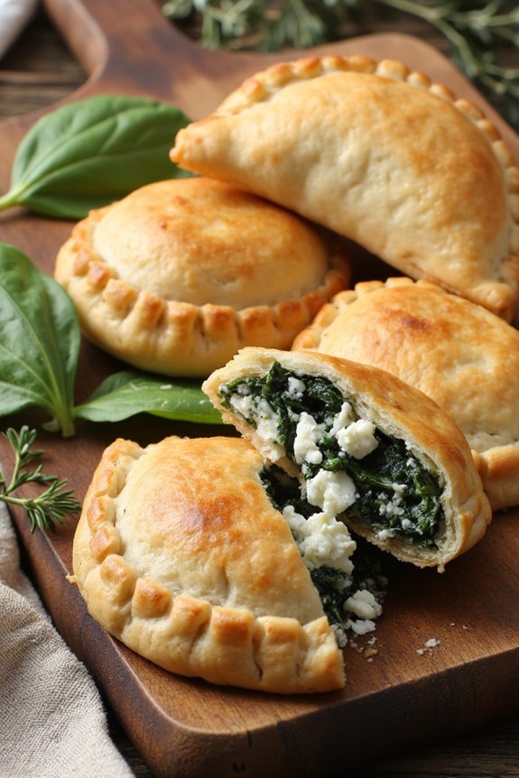 spinach feta empanadas recipe