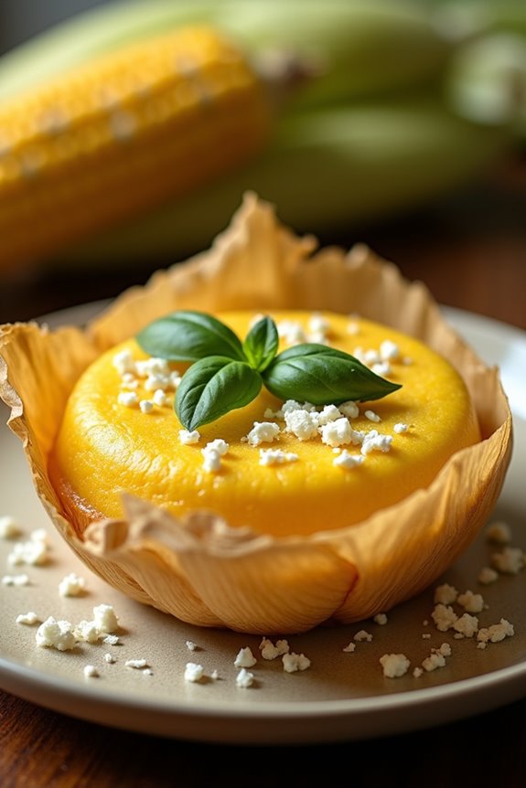 steamed corn pudding delight