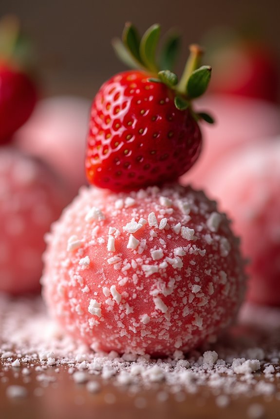 strawberry infused brazilian dessert delight