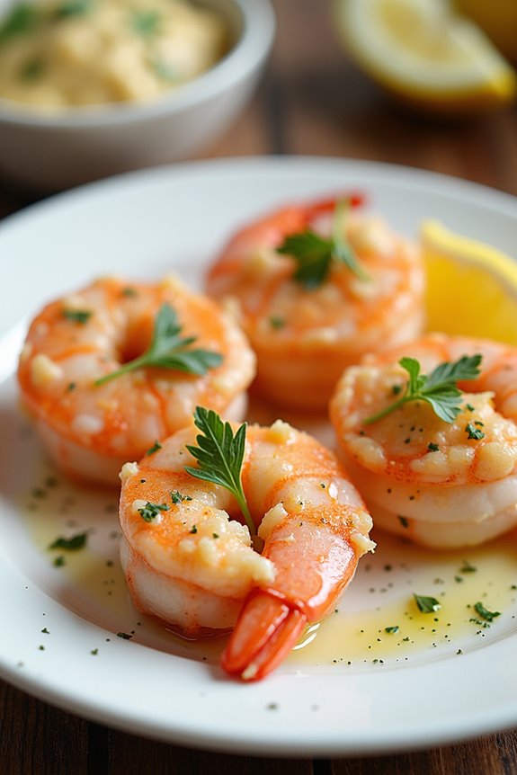 stuffed prawns with cream cheese
