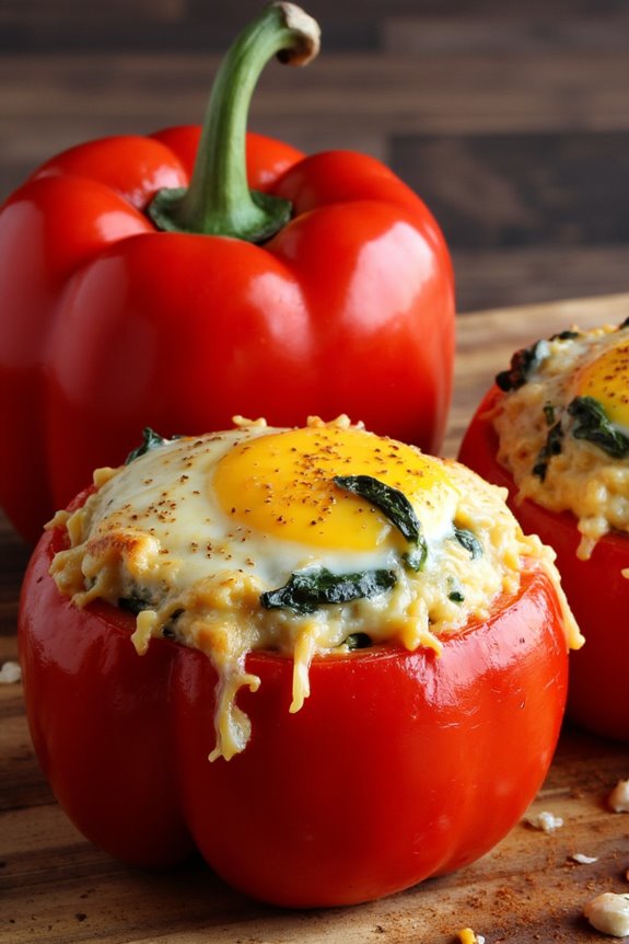stuffed rocoto pepper breakfast