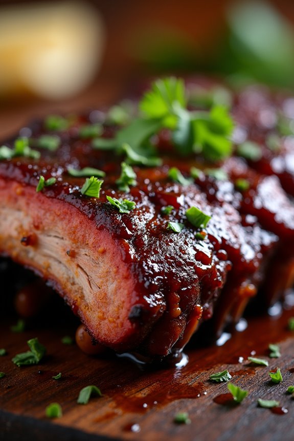 succulent marinated bbq ribs