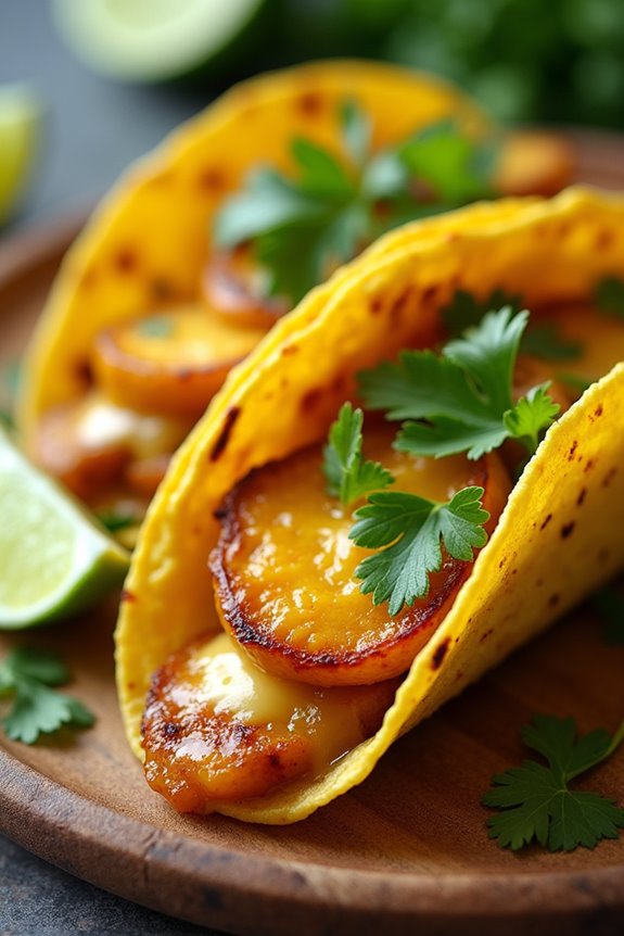 sweet and savory tacos