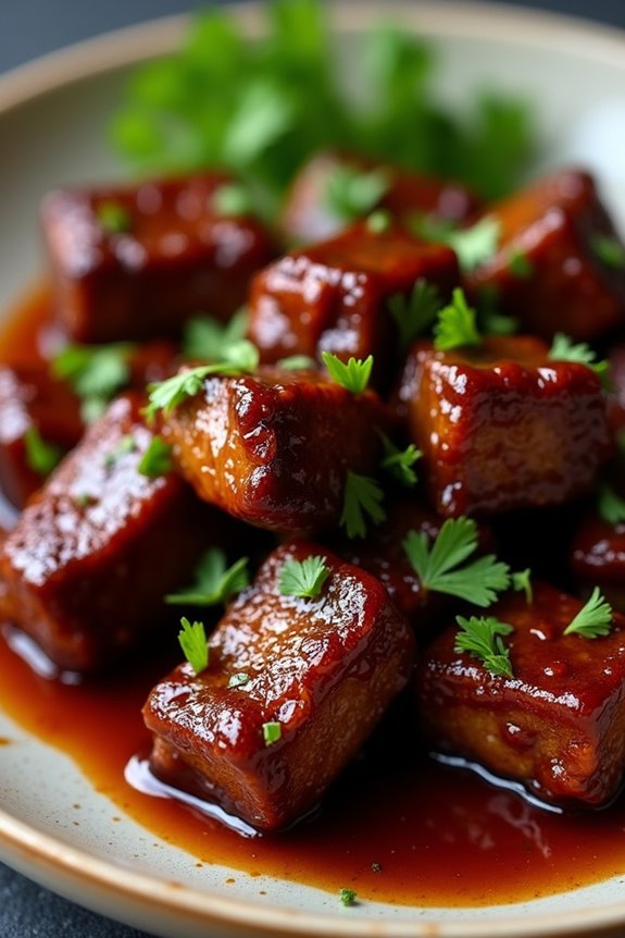 sweet and spicy oxtail bbq