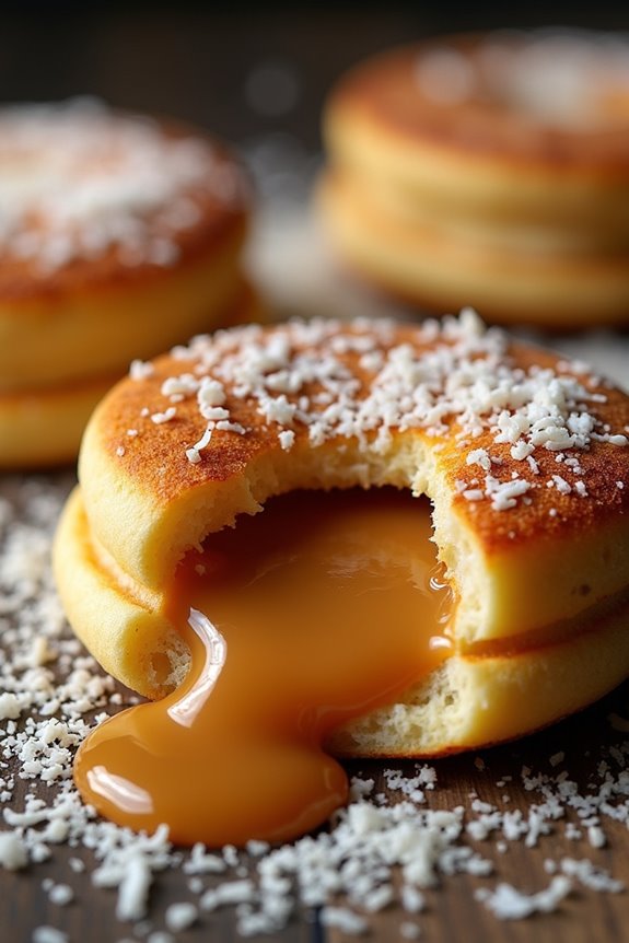 sweet coconut dulce de leche