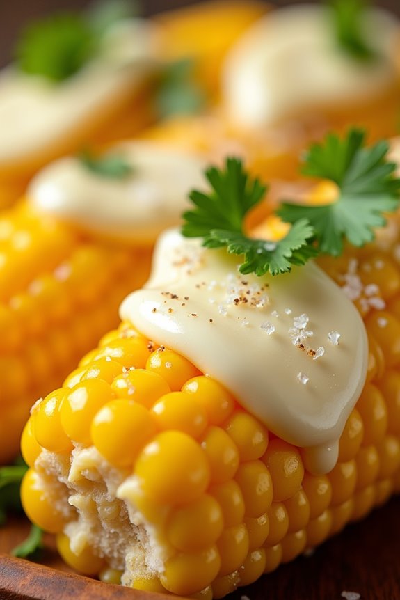 sweet corn and cheese