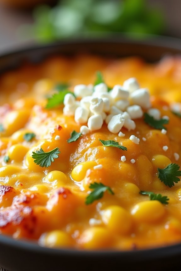 sweet corn and cheese