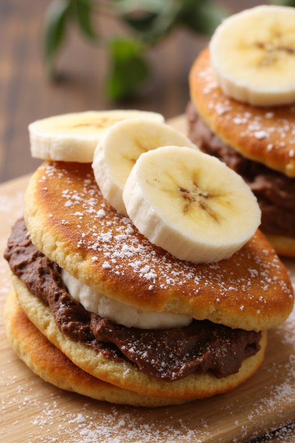 sweet nutella banana delight