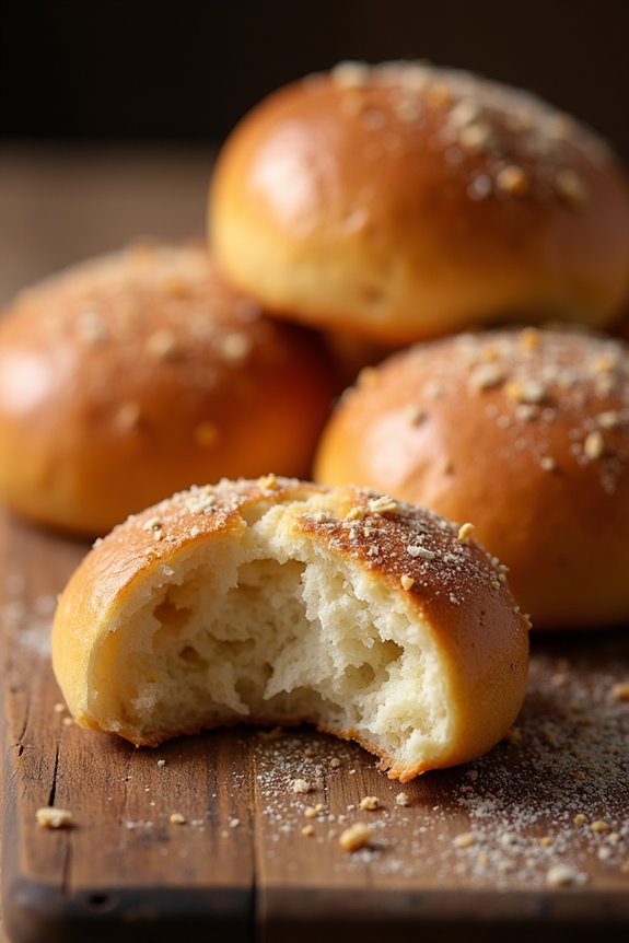 sweet soft bread rolls