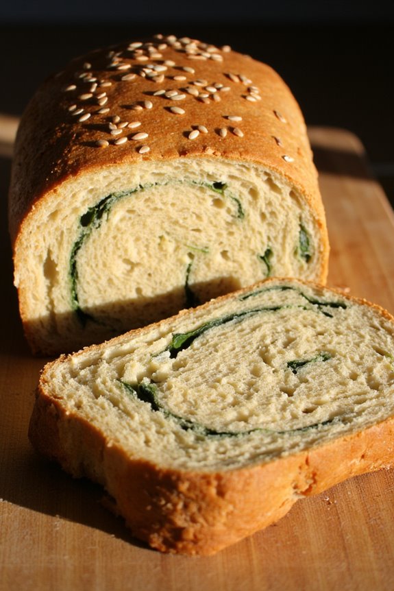 swiss chard rustic bread