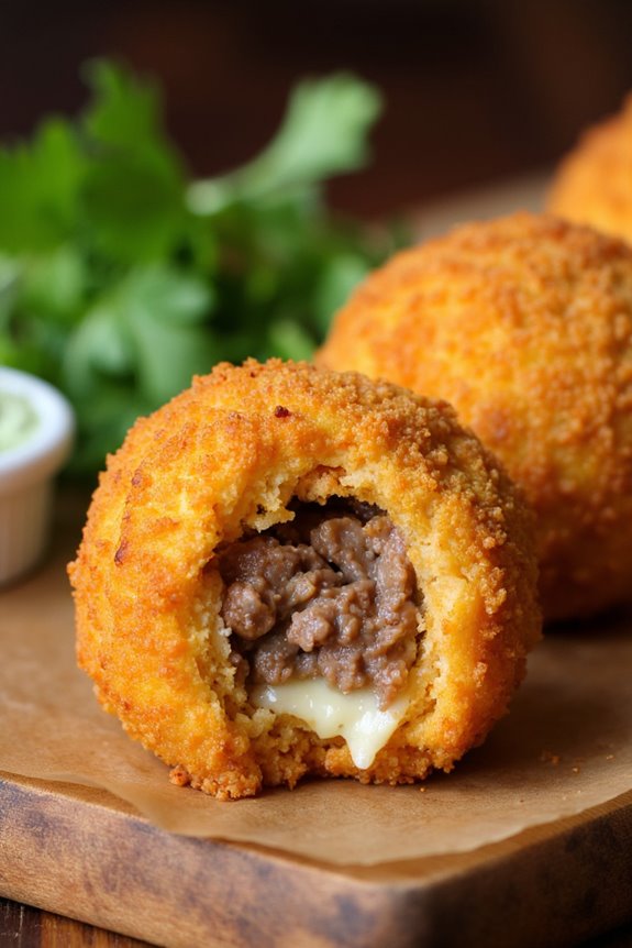 taco flavored stuffed potato bites