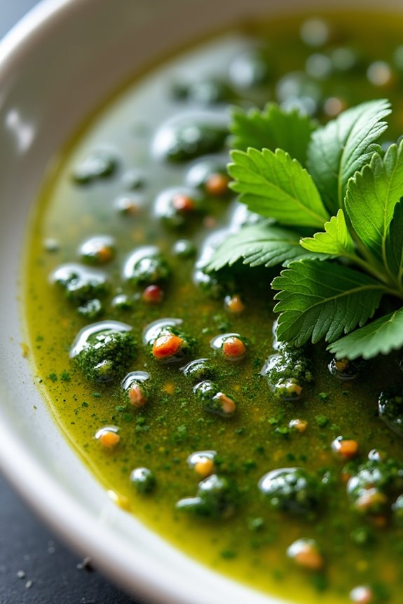 tangy lime herb sauce