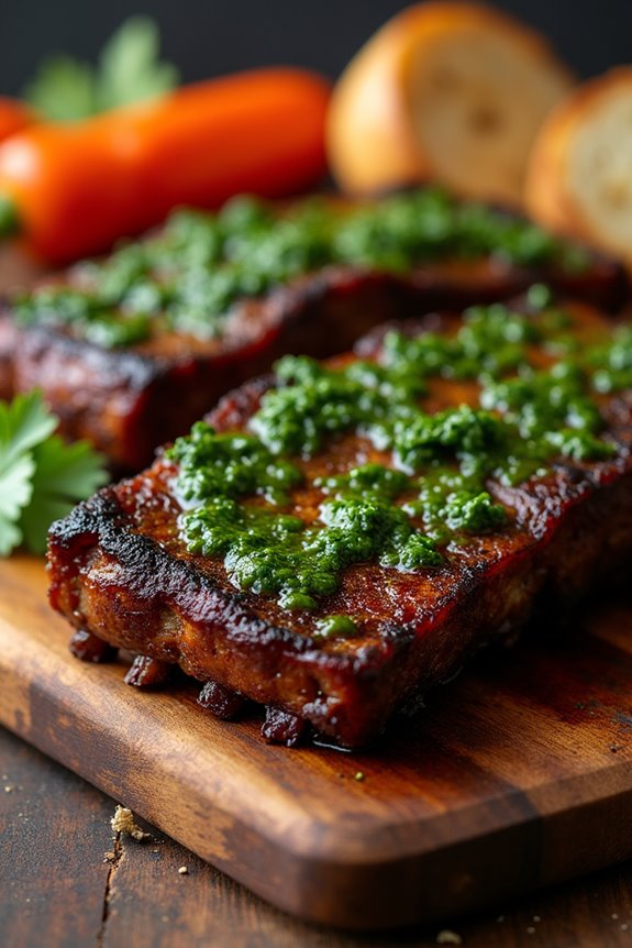 tender beef zesty chimichurri