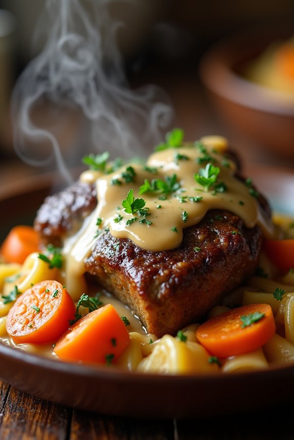 tender oxtail creamy flavors