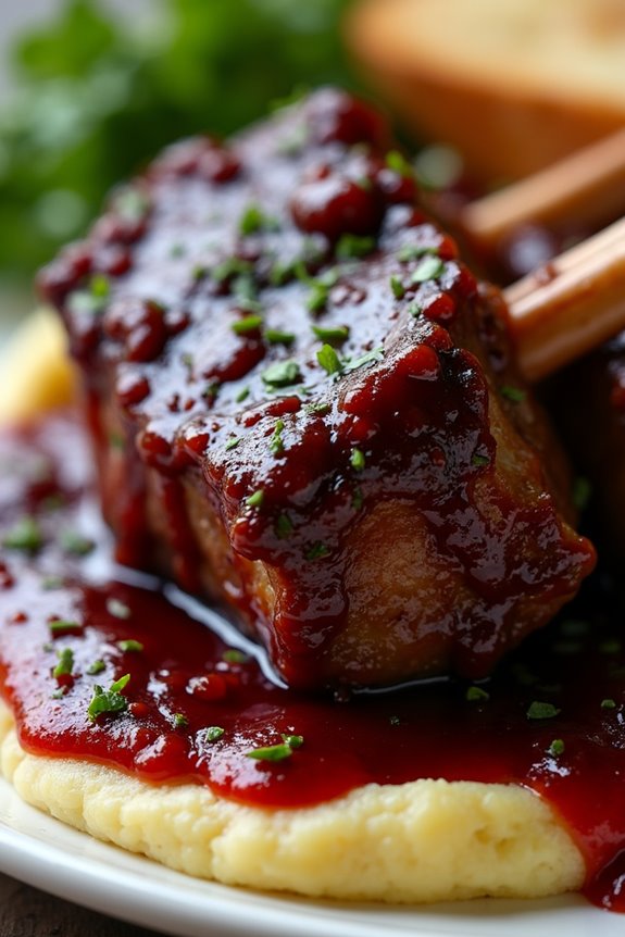 tender short ribs braised slowly